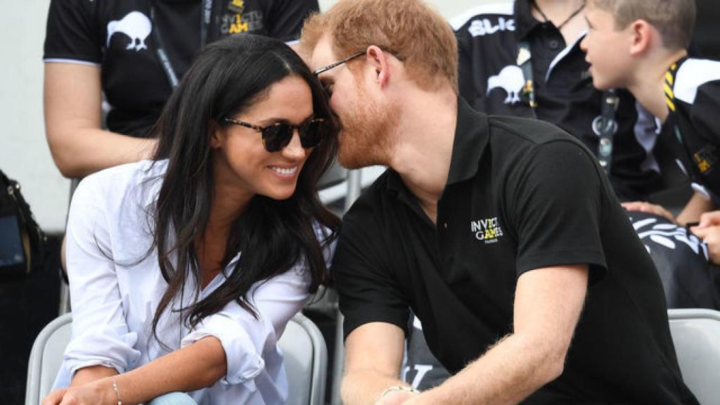 Meghan y Harry, durante los juegos Invictus en Canadá.