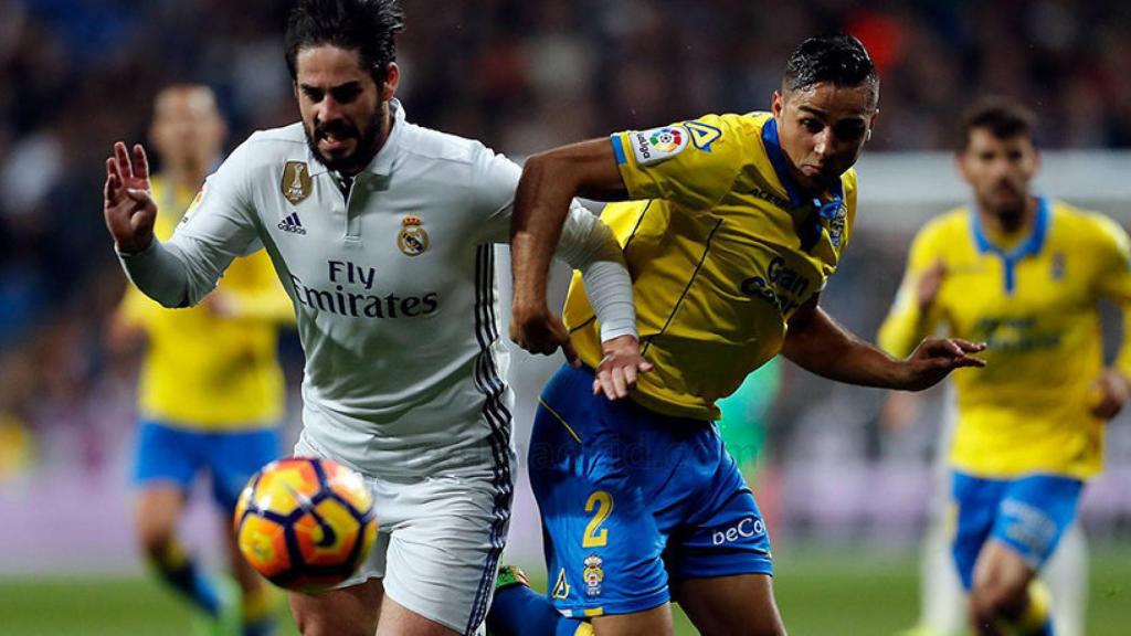 Isco durante el partido ante Las Palmas