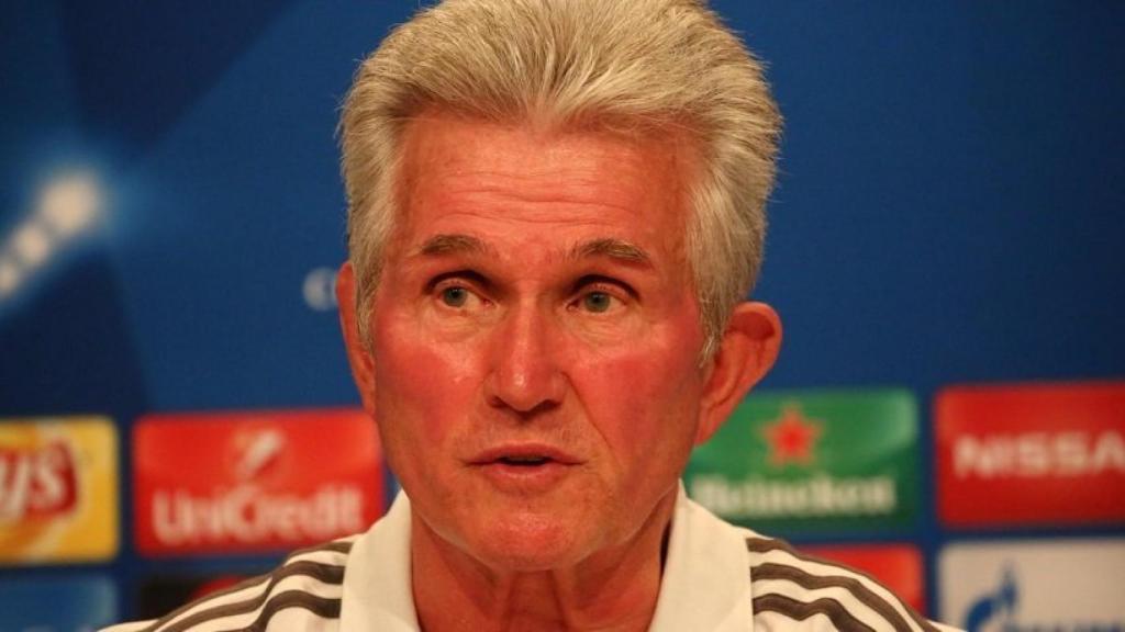 Heynckes en rueda de prensa. Foto: Twitter (@FCBayern)