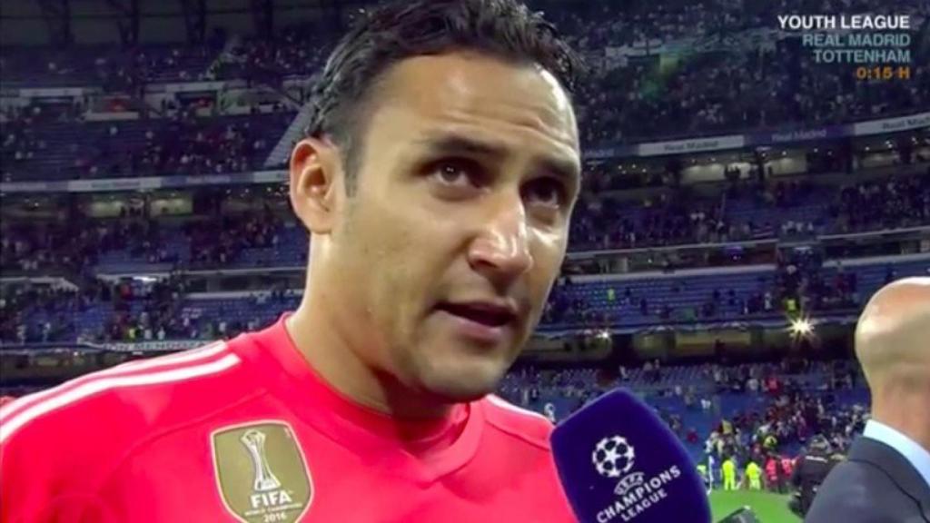 Keylor tras el encuentro ante el Tottenham