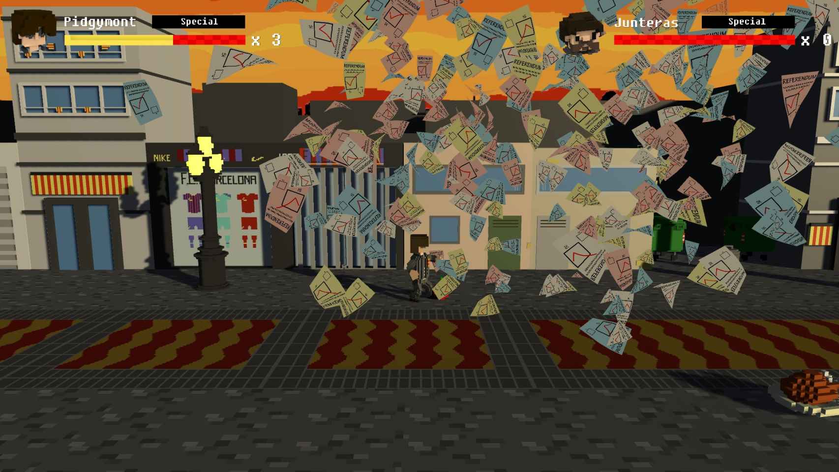 Uno de los episodios del videojuego.