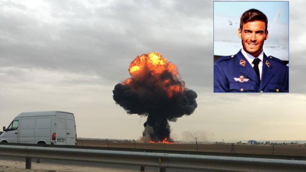 Fernando Pérez, el piloto del F-18 muerto en el accidente de Torrejón.