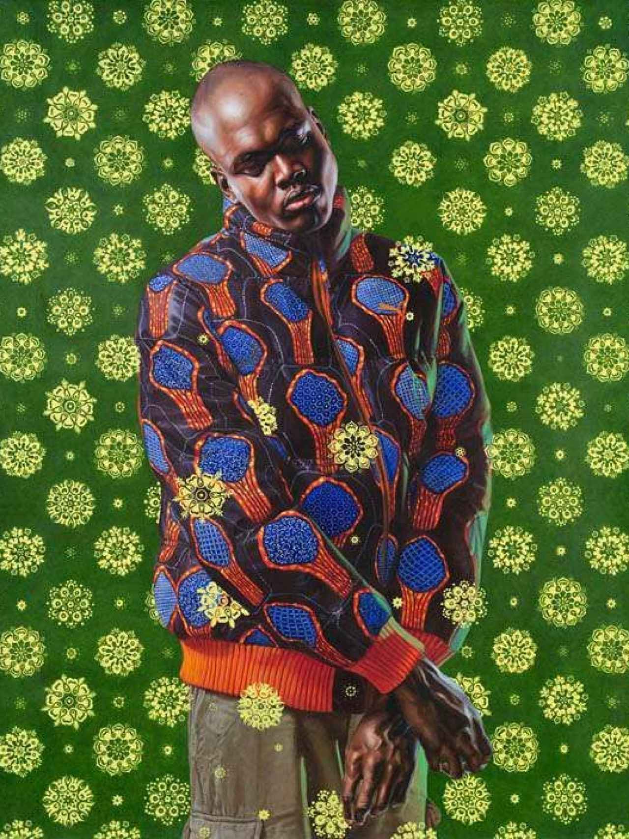 Uno de los retratos de Kehinde Wiley.