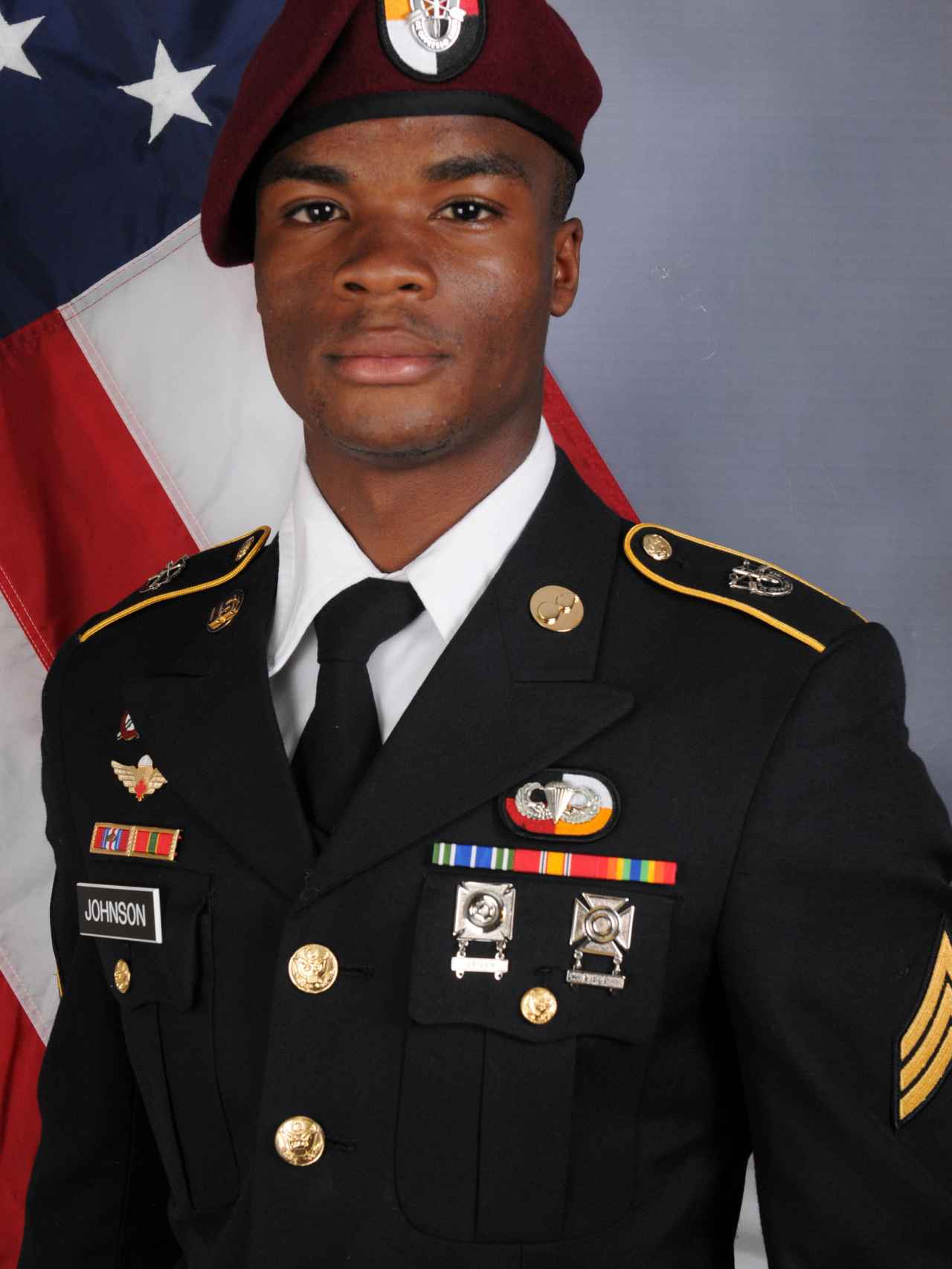 El sargento David T. Johnson, muerto en los ataques de Níger.