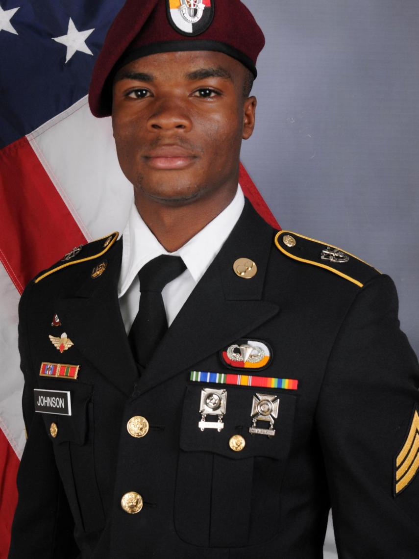 El sargento David T. Johnson, muerto en los ataques de Níger.