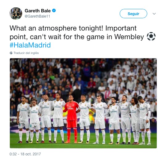 Bale acelera para su vuelta y se cita en Wembley