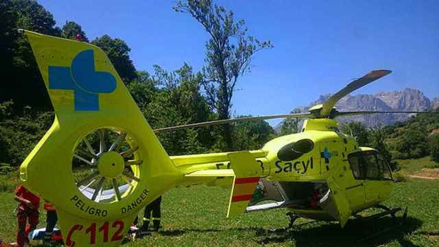 Helicóptero de Sacyl
