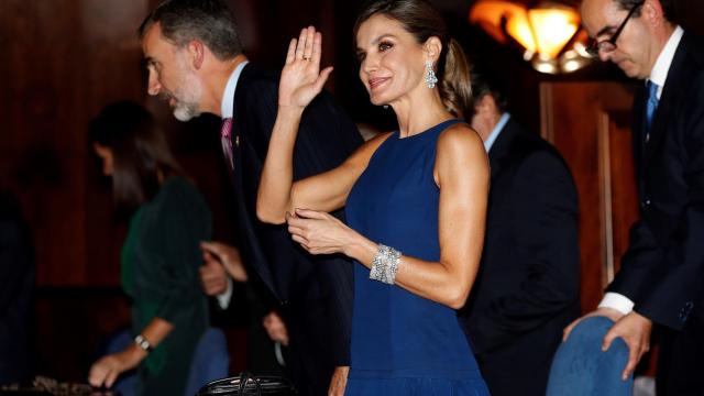 La reina Letizia, durante el concierto de este jueves