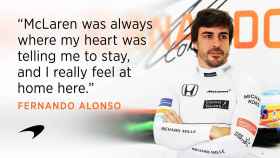 Foto del comunicado en el que se oficializa la renovación de Alonso.