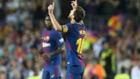 Messi, en un partido con el Barça. Foto: fcbarcelona.es