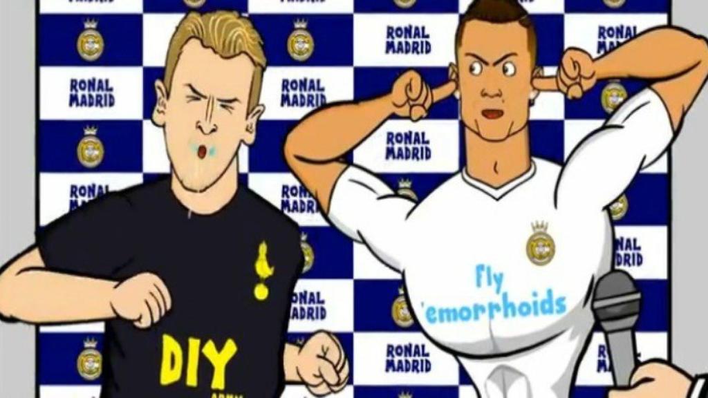 Parodia entre Cristiano y Kane de 442oons