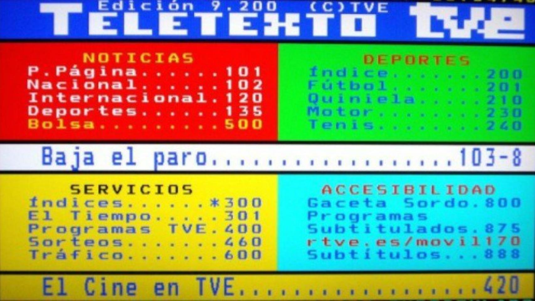 Teletexto. Foto Twitter (@tilomotion)