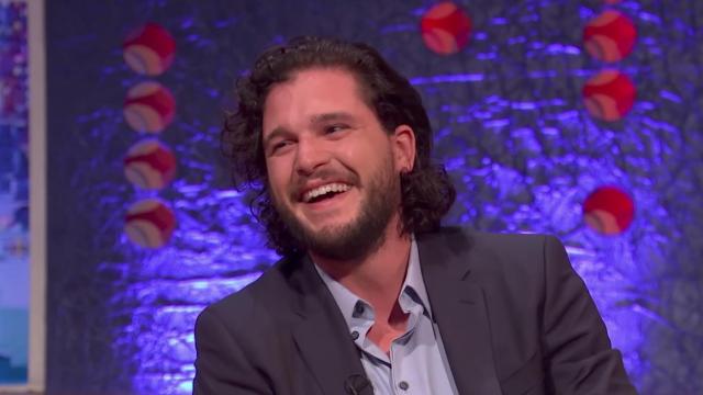 Kit Harington en el programa de Jonathan Ross.