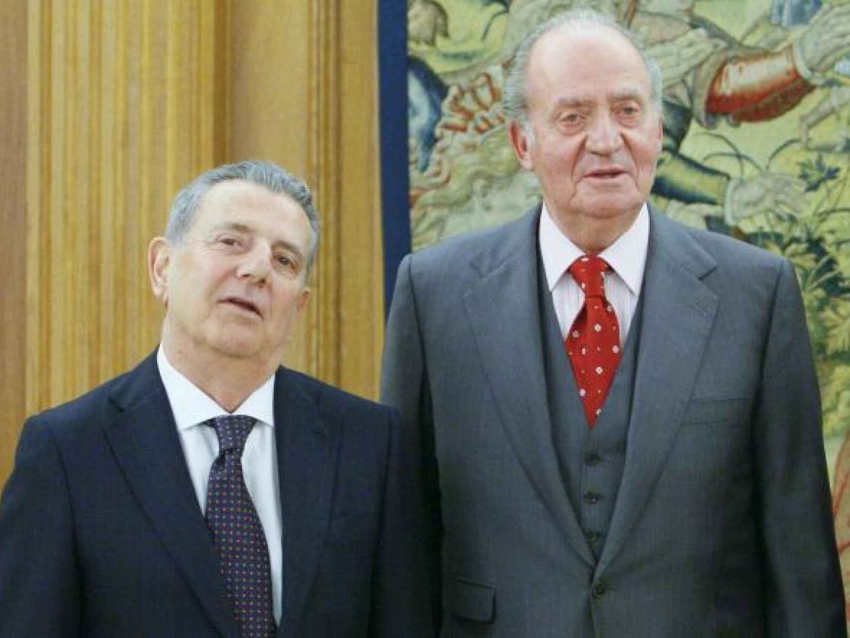 Javier Godó y el rey emérito, Juan Carlos I.