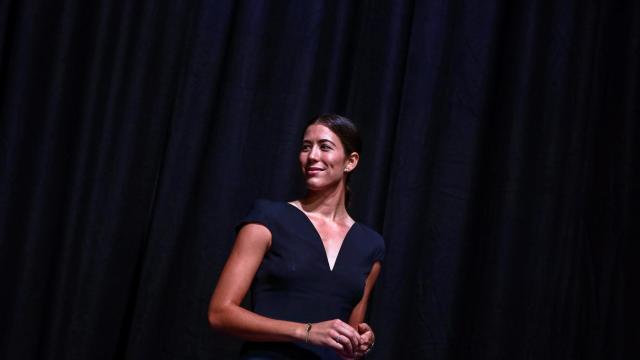 Muguruza, durante la gala de presentación de la Copa de Maestras.