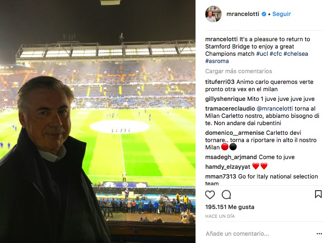 Ancelotti visita Stamford Bridge y desata una batalla por su fichaje