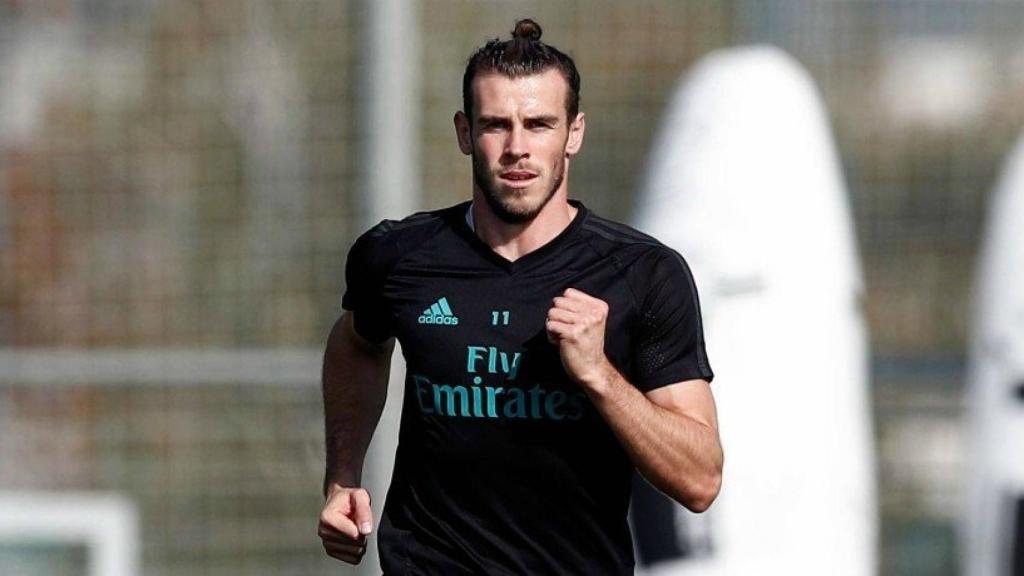 Bale entrena en Valdebebas