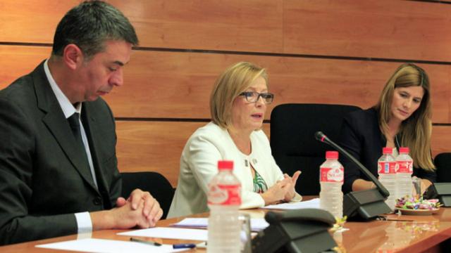 Ana Saavedra durante su intervención. Foto: Carmen Toldos (Cortes de Castilla-La Mancha)