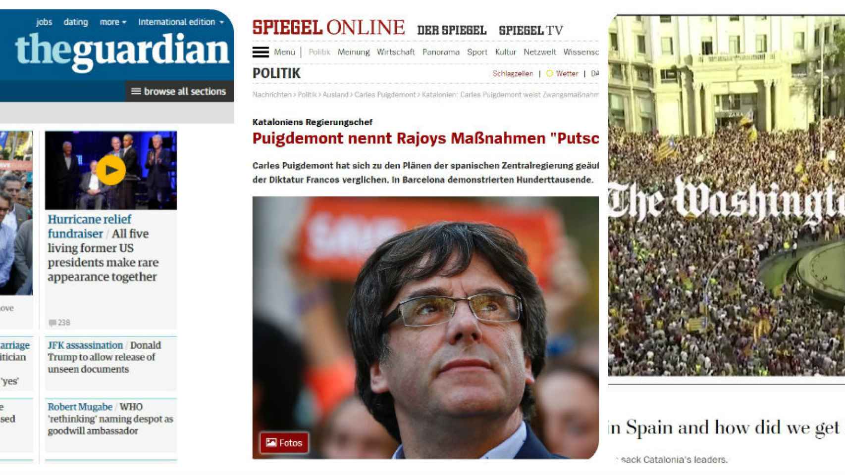 The Guardian, Der Spiegel y Washington Post.