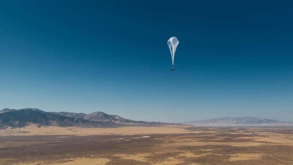 Globo sobrevolando Puerto Rico