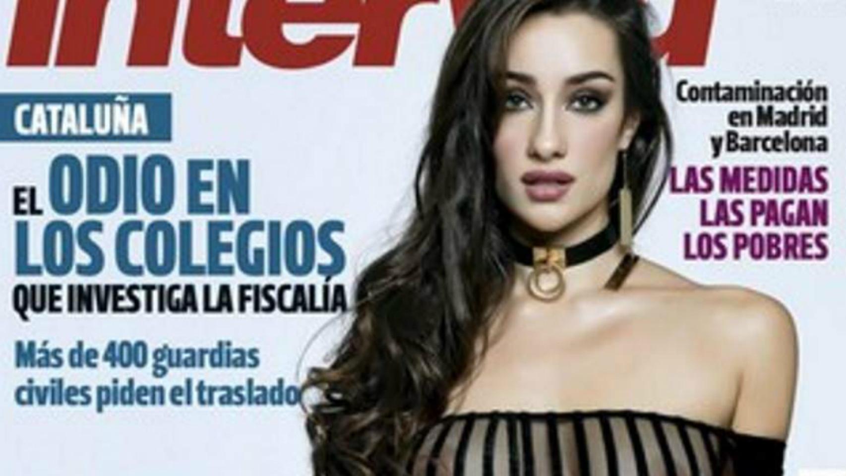 Adara en la portada de Interviú.