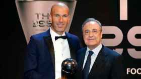 Zidane y Florentino en The Best