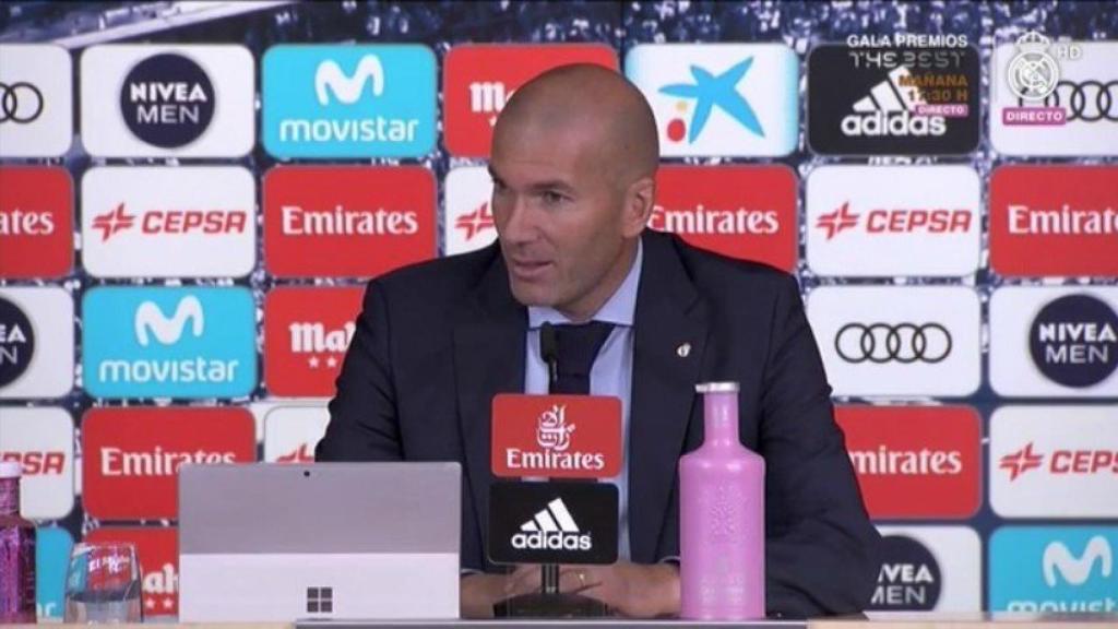 Zidane en rueda de prensa