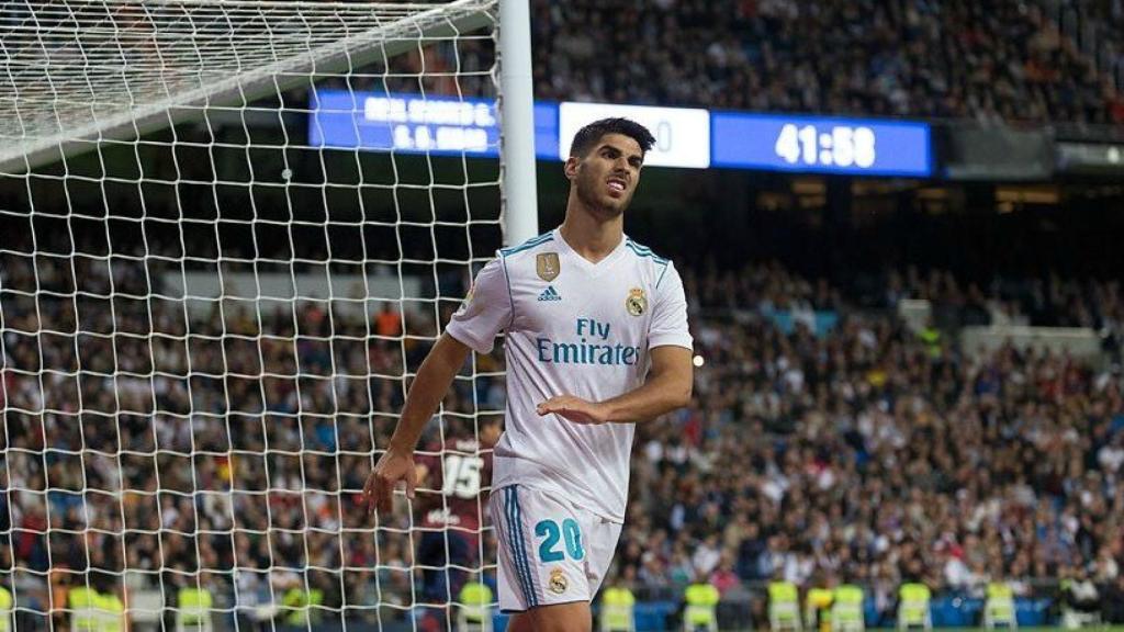 Asensio, en la portería del Eibar. Fotógrafo: Pedro Rodríguez / El Bernabéu