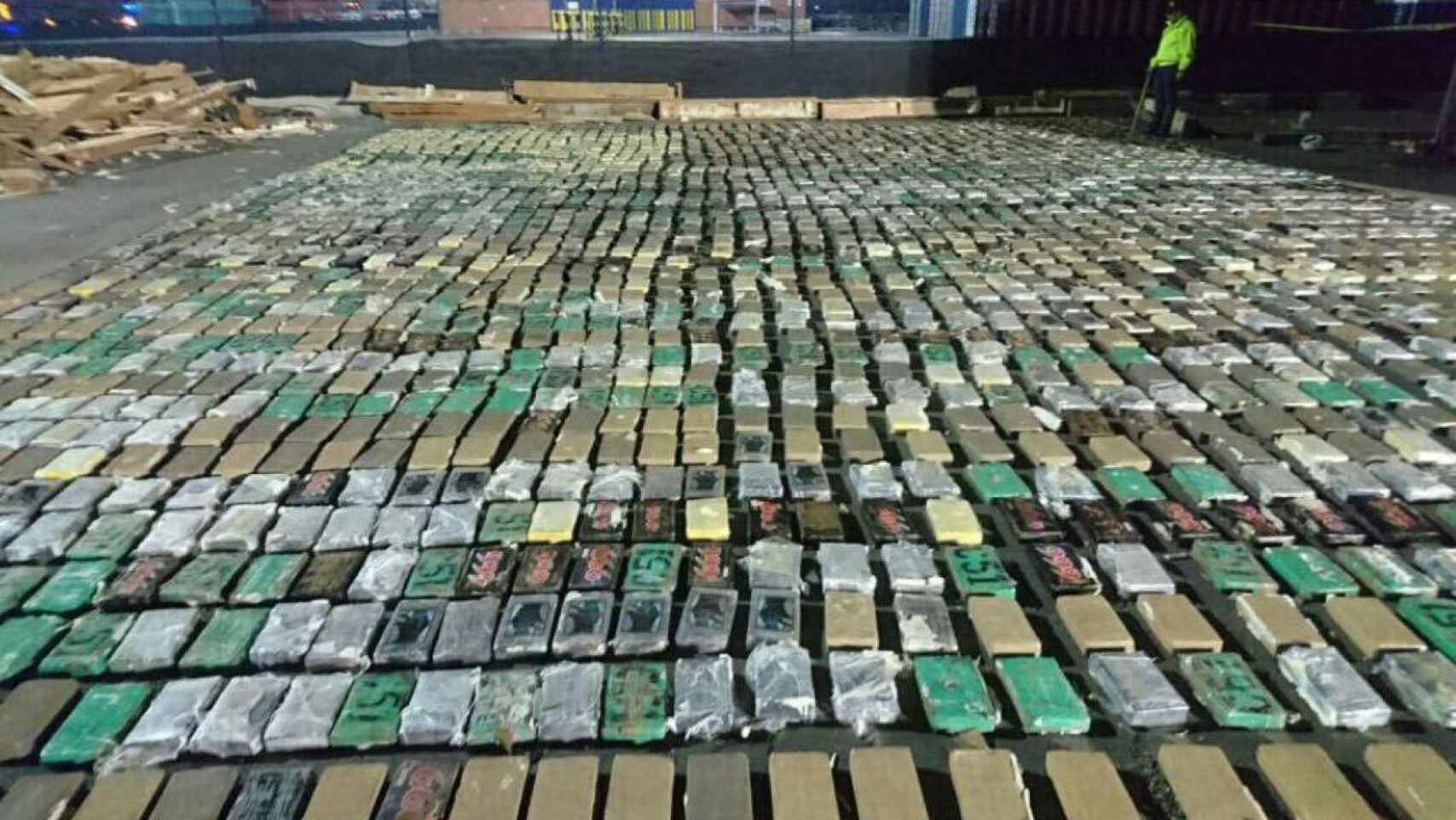 2,4 toneladas de cocaína  incautadas en Colombia.
