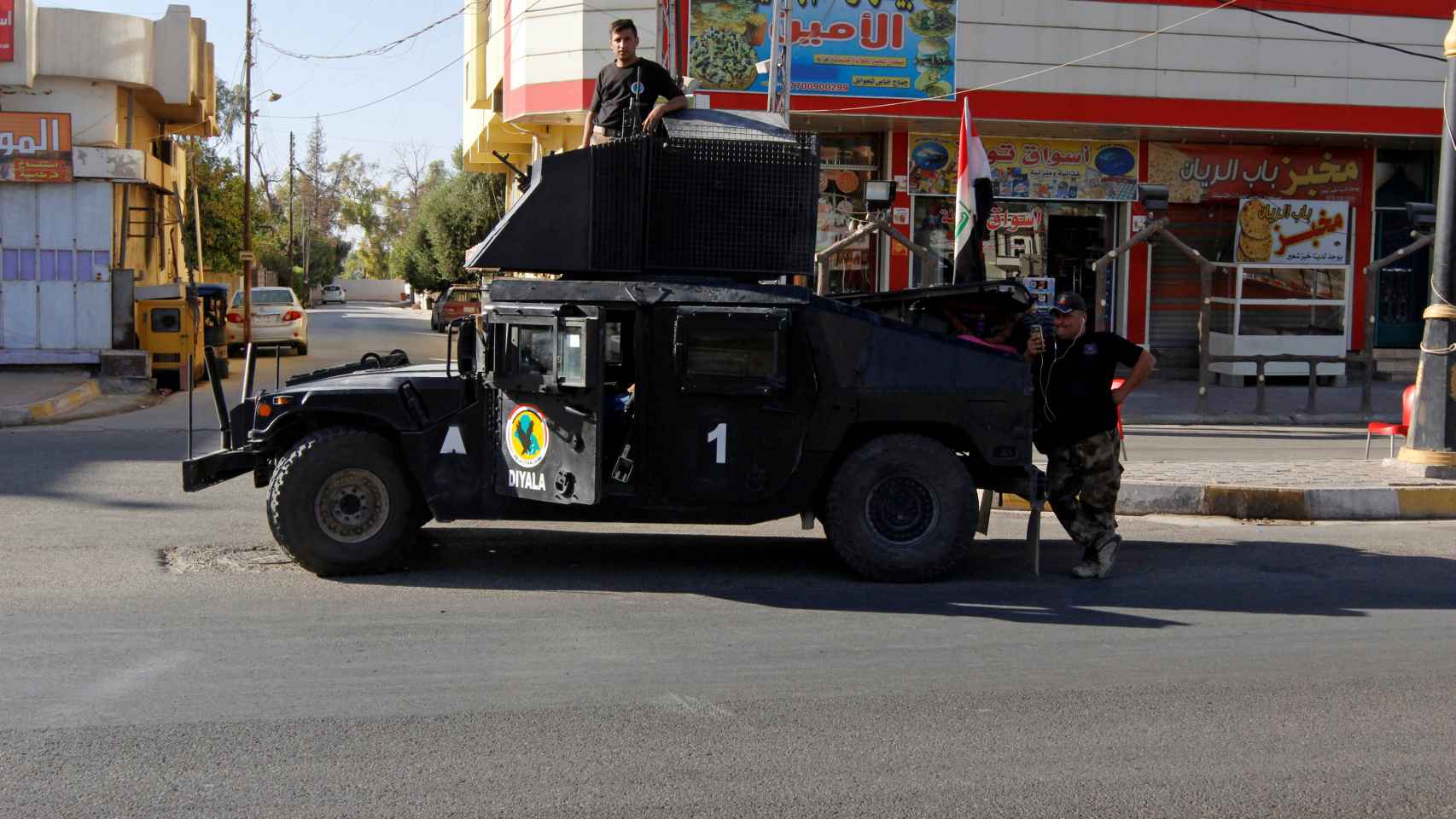 Fuerzas iraquíes en Kirkuk.