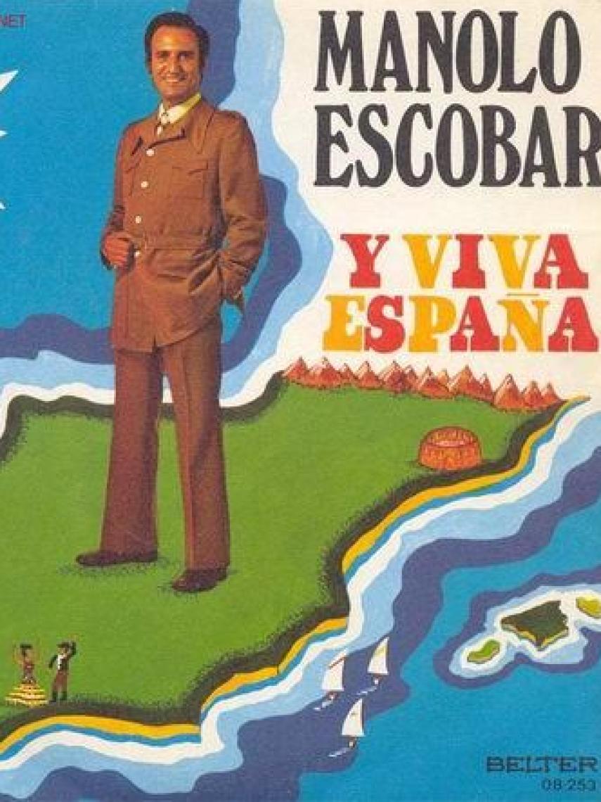 Portada del disco de Manolo Escobar.