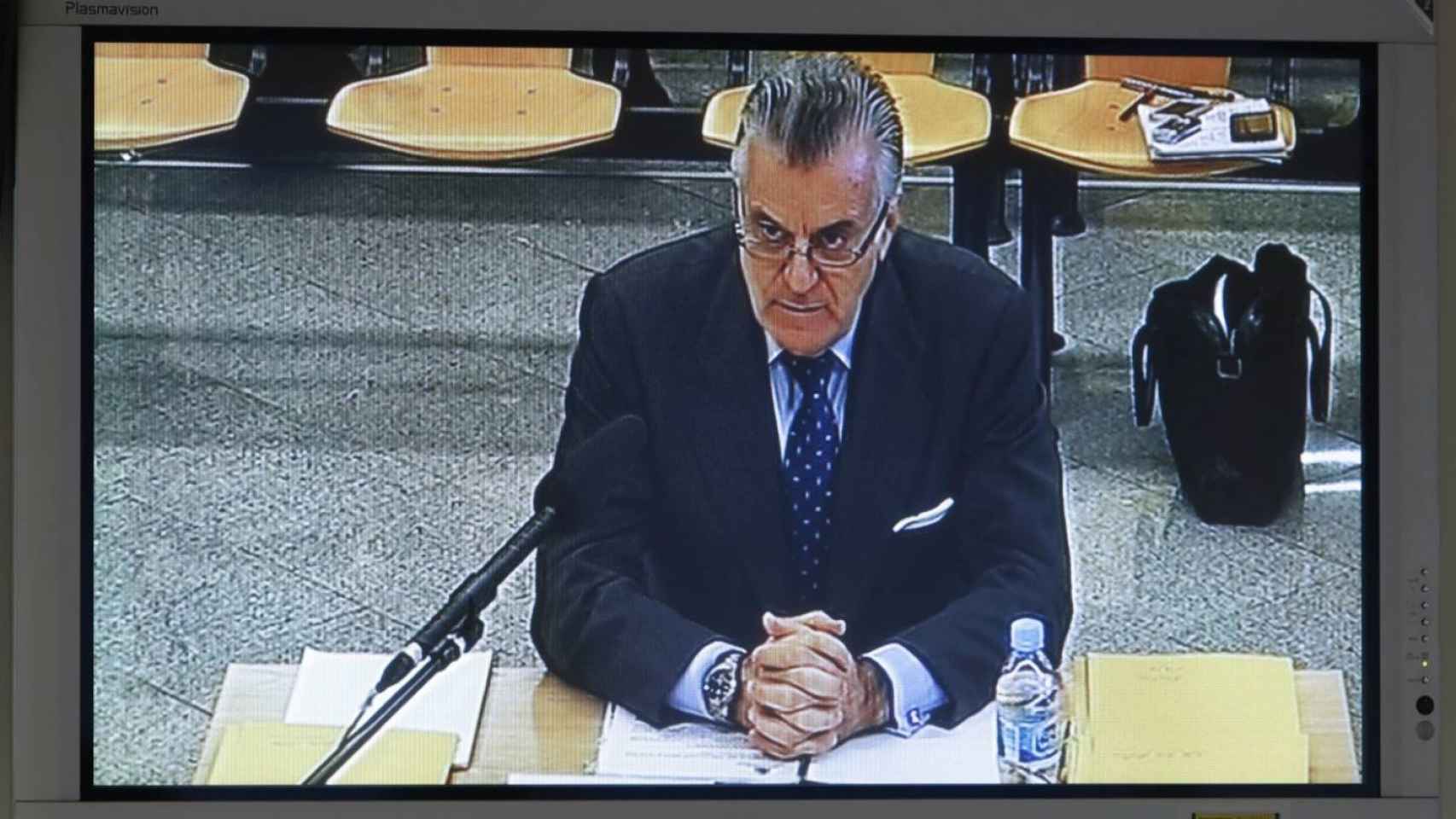 Luis Bárcenas durante el juicio por el caso Gürtel.