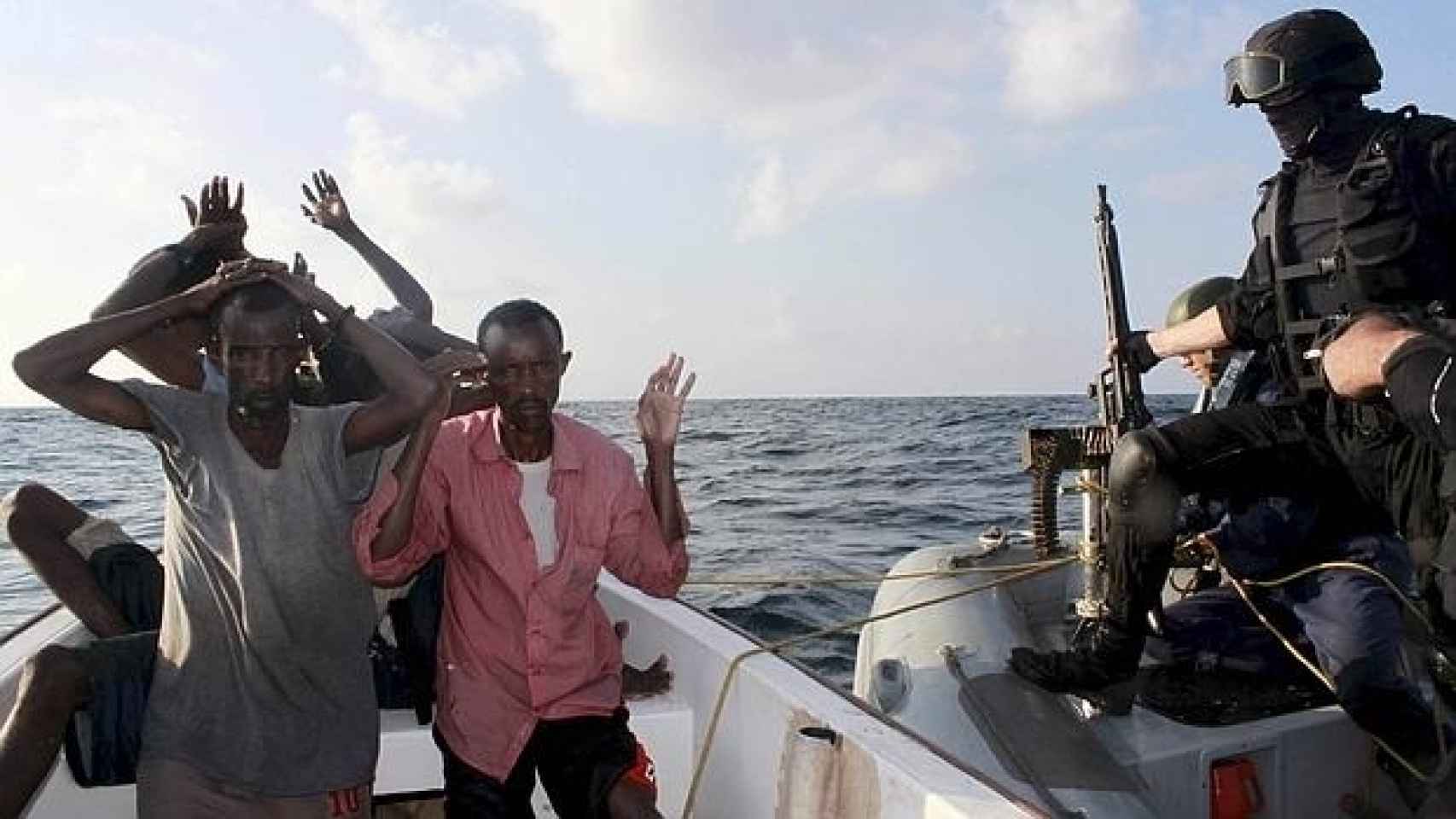 Captura de piratas en el golfo de Adén (Somalia)