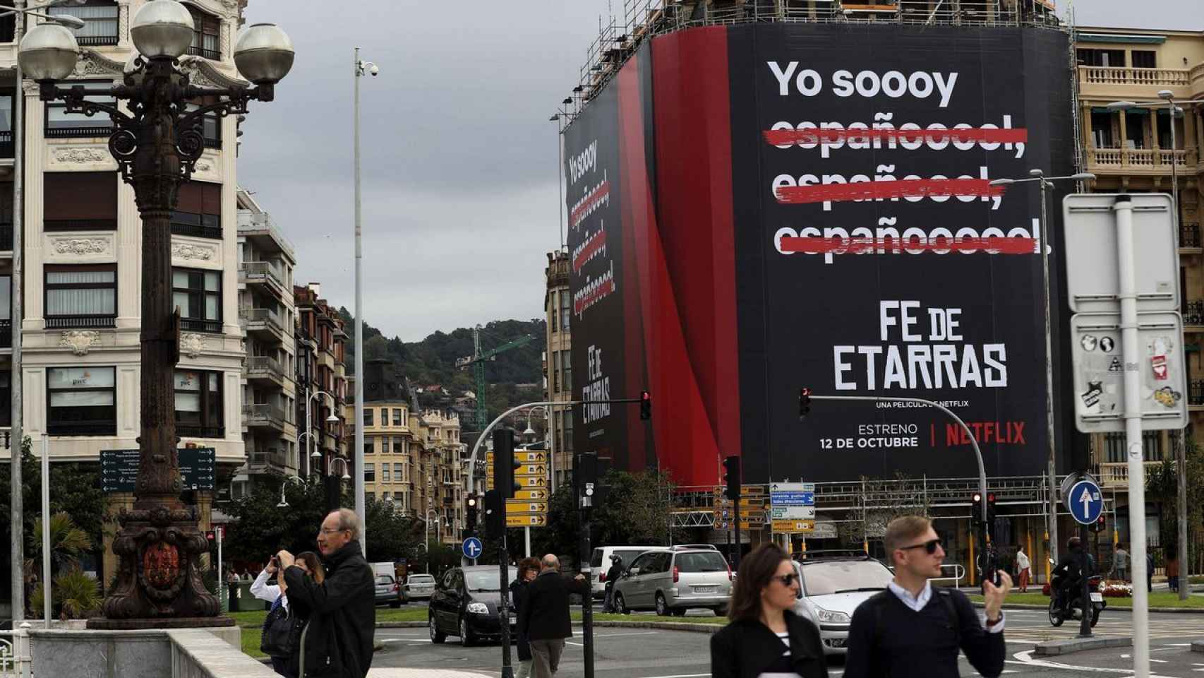 Publicidad de Fe de Etarras en Bilbao.