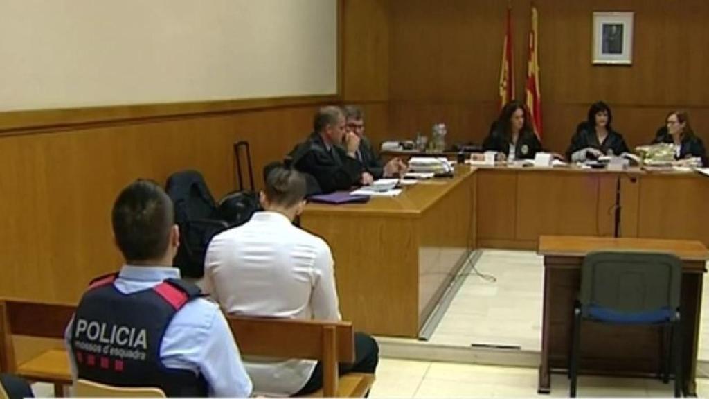 El violador del cúter en una de las sesiones del juicio.