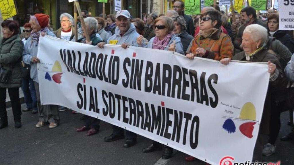 manifestacion pilarica soterramiento pp valladolid 2