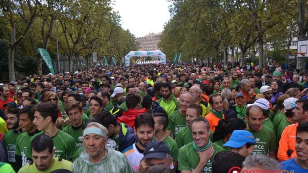 Marcha contra el cáncer celebrada en Valladolid en 2019