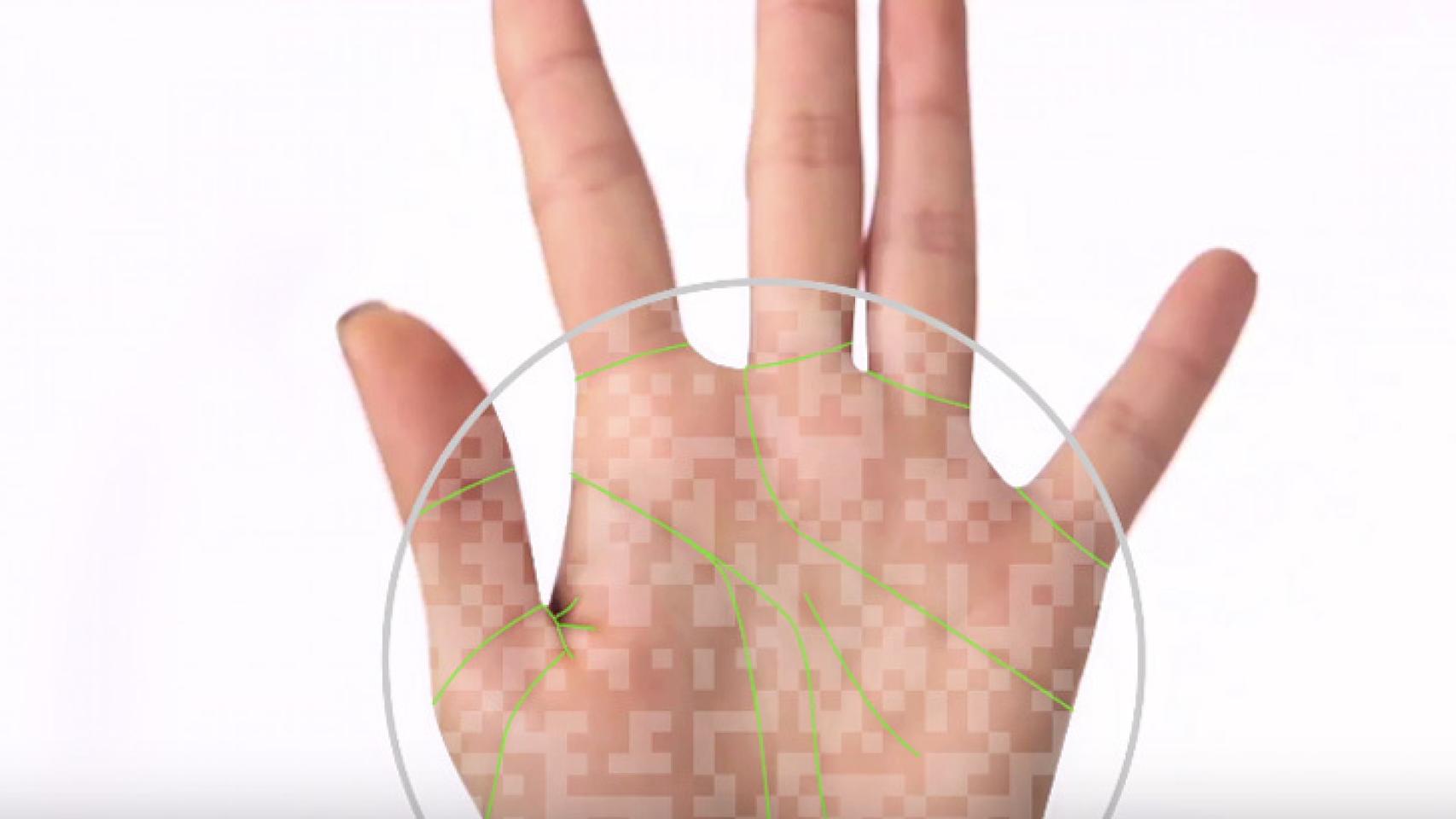 Móviles que leen la mano: el futuro de la seguridad biométrica