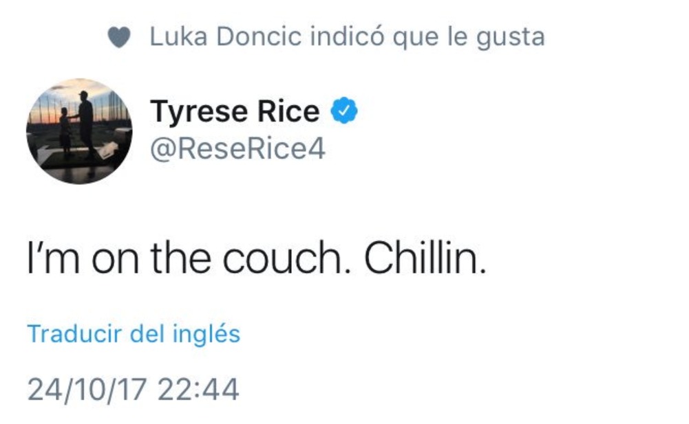 Rice trollea al Barça tras su derrota y Doncic le da a 'me gusta'