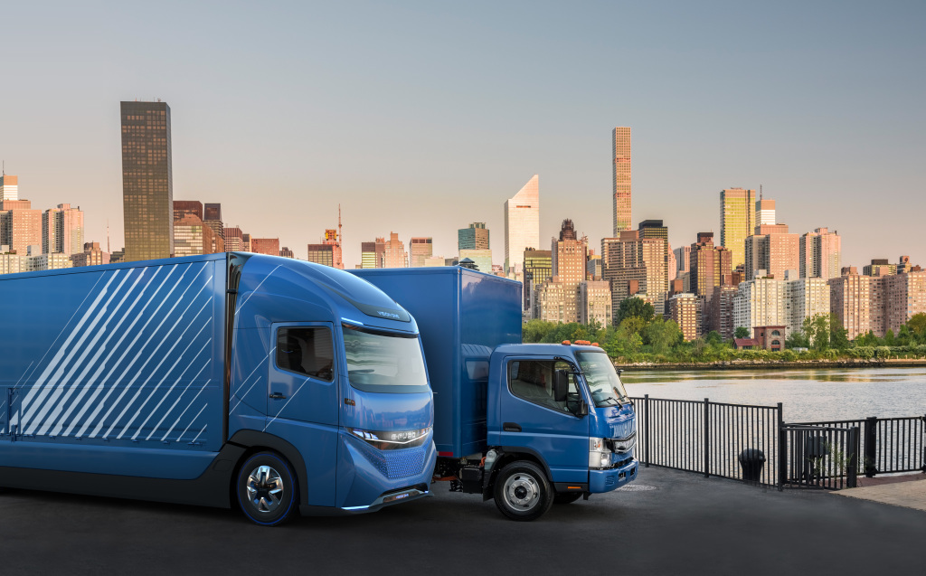 Daimler Trucks präsentiert E-FUSO und vollelektrischen schweren Lkw Vision One