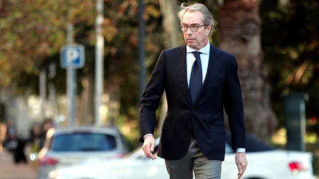 Vicente Soriano a su llegada a los tribunales este jueves.