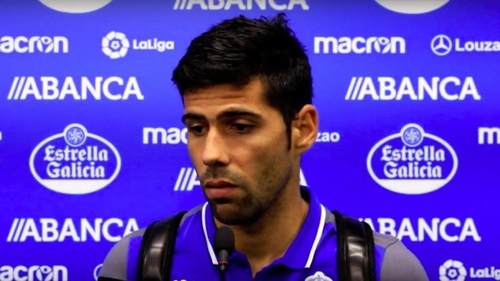 Juanfran en zona mixta