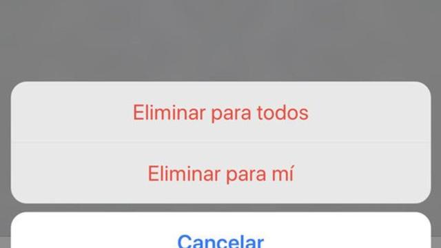 eliminar mensajes enviados whatsapp