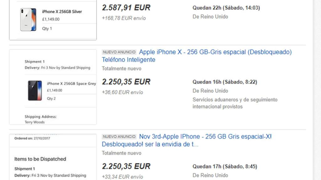 especulacion iphone x