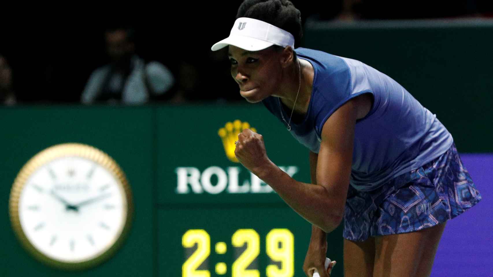 Venus, tras vencer a Garcia en semifinales.