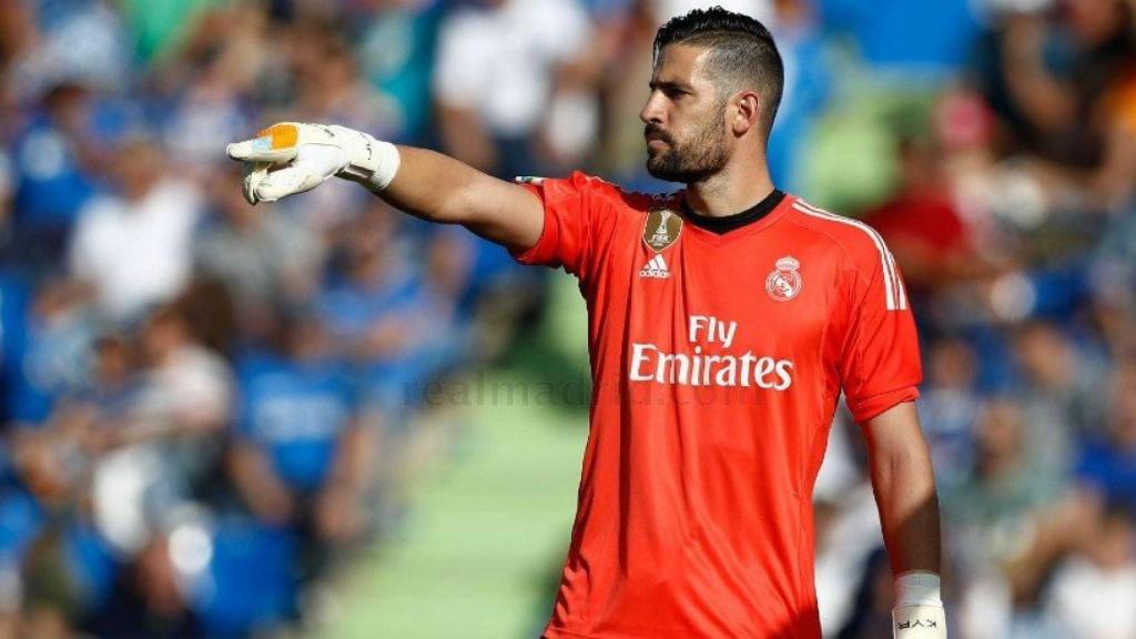 Kiko Casilla en el partido contra el Getafe