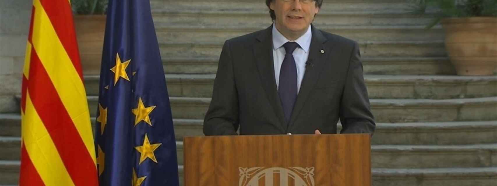 Puigdemont se limita a pedir a los catalanes una oposición democrática al 155