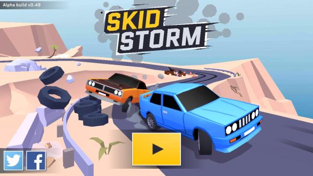 Carreras de coches y derrapes, la combinación explosiva de SkidStorm