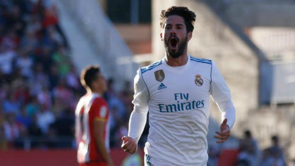 Isco abre el marcador en Montilivi