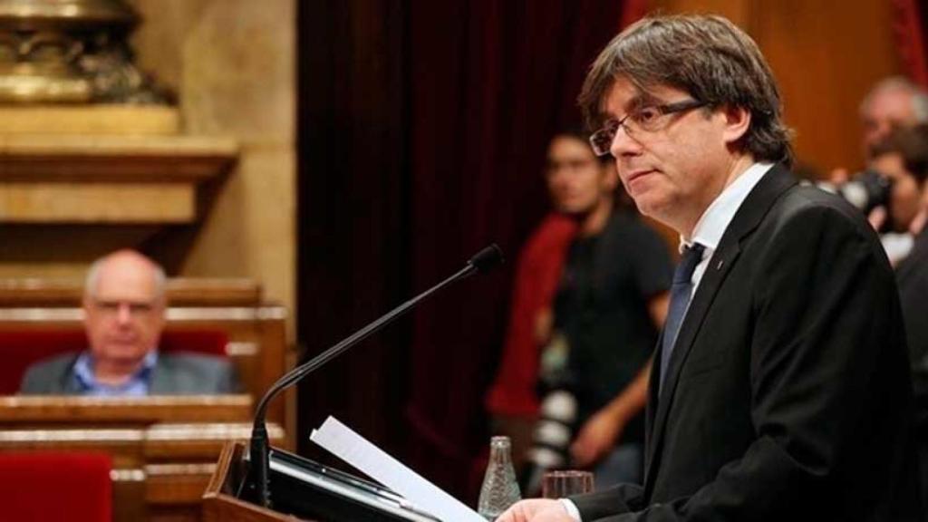 Carles Puigdemont, presente de la Generalitat de Cataluña